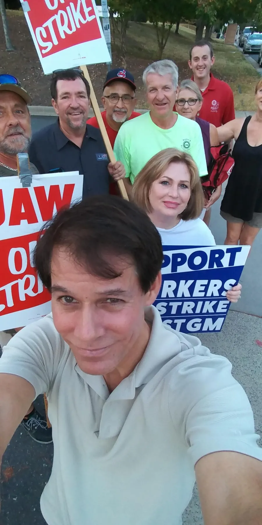 On the line in Charlotte on a Sat. afternoon